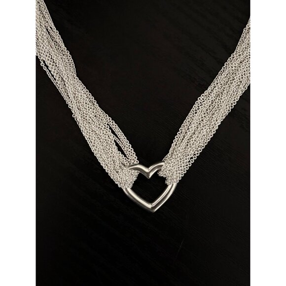 T&Co. 925 Multi-Strand Mesh Necklace - Picture 2 of 6